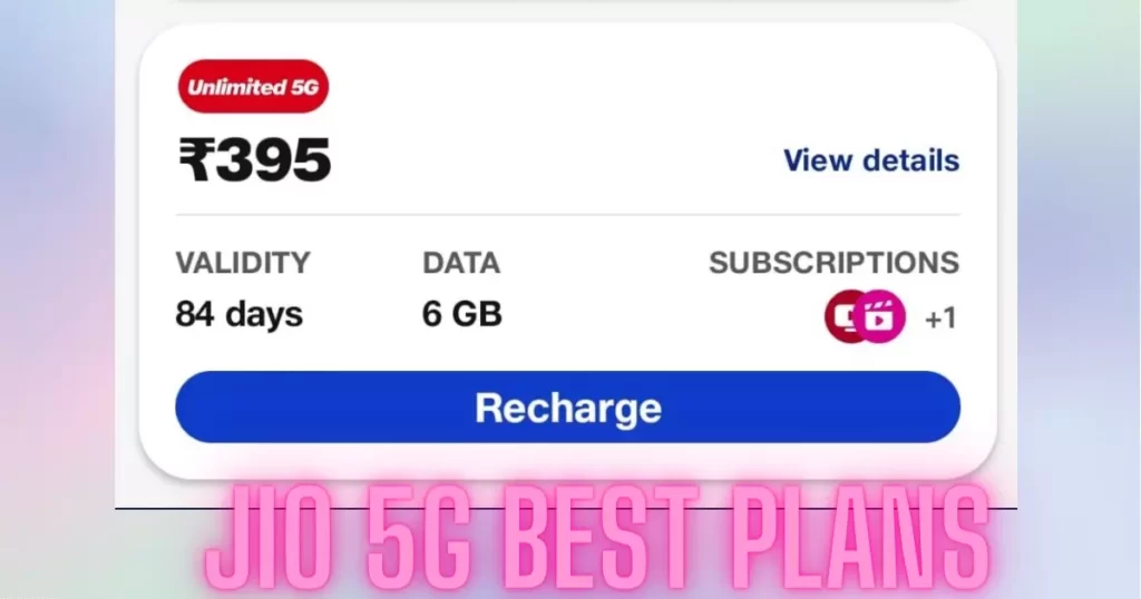 Jio 5G Unlimited Network Plans